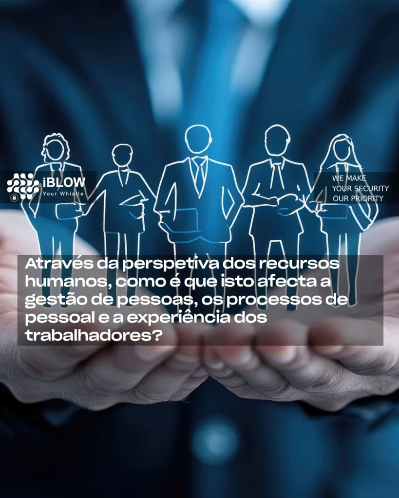 Mãos segurando uma ilustração de figuras profissionais, em artigo iBlow.eu