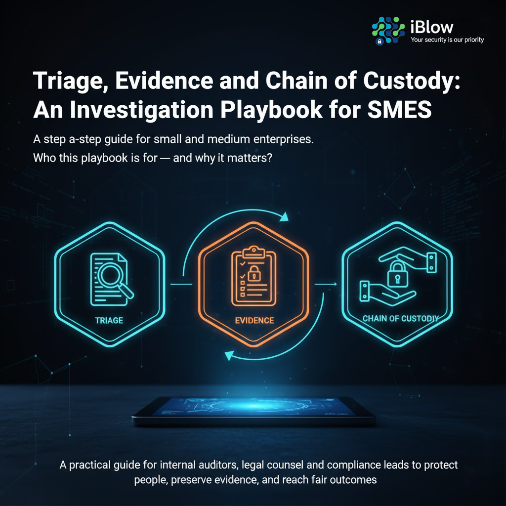 Illustration for: Triage, Evidence and Chain of Custody: An Investigation Playbook for SMEs