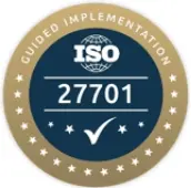 ISO 27701 certification badge design