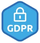 GDPR logo with padlock symbol