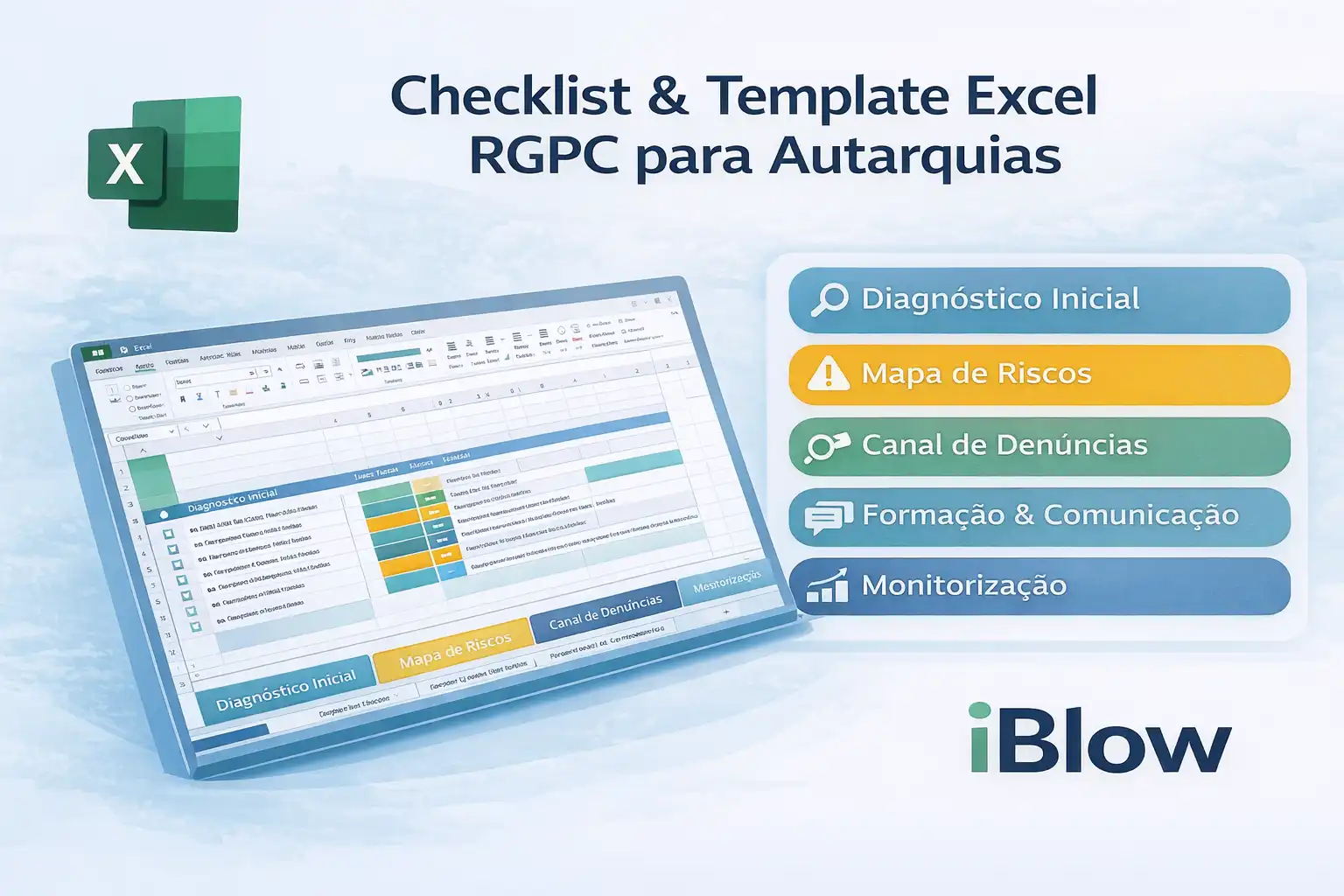 Checklist RGPC para autarquias e template Excel da iBlow.eu